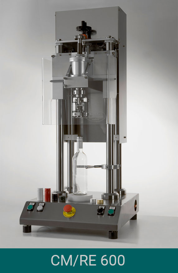 Semi-automatic capping machine CM/R-E 600