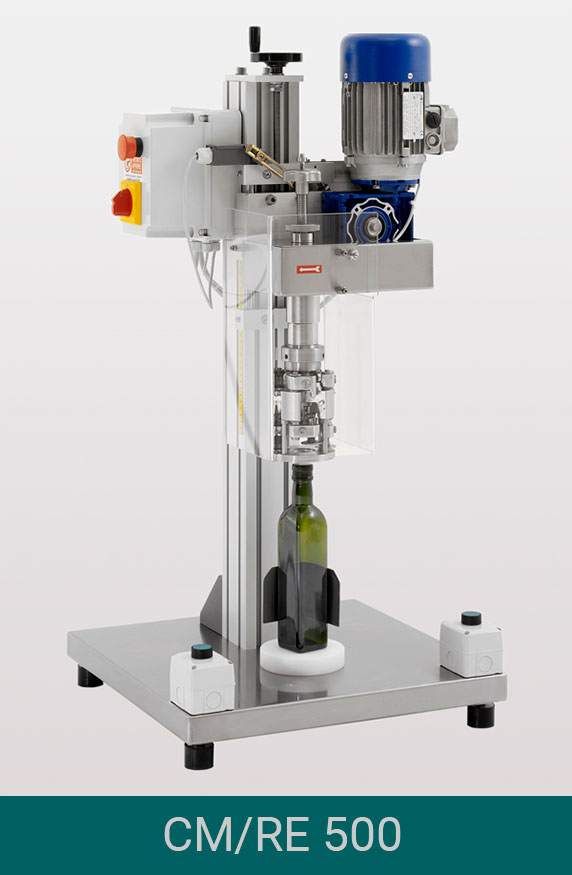 Semi-automatic capping machine CM/R-E 500