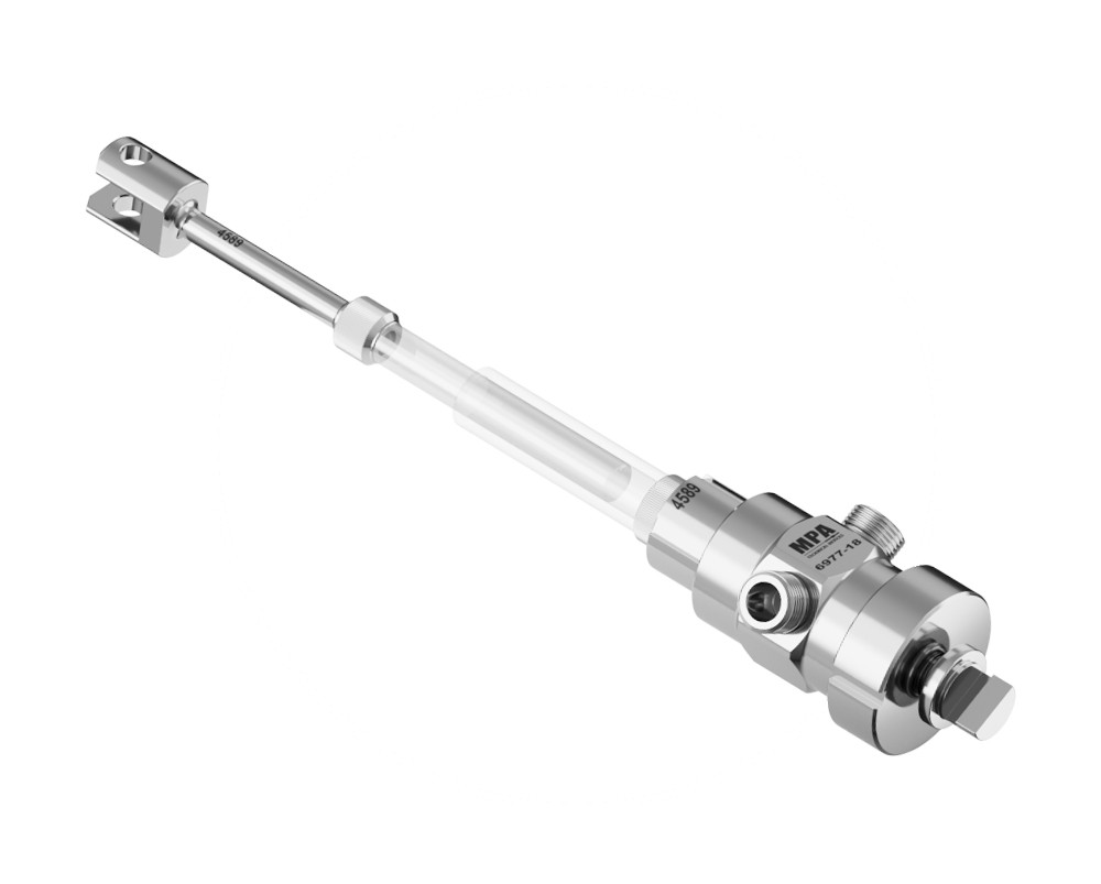 Glass dosing pump for sterile filling machines