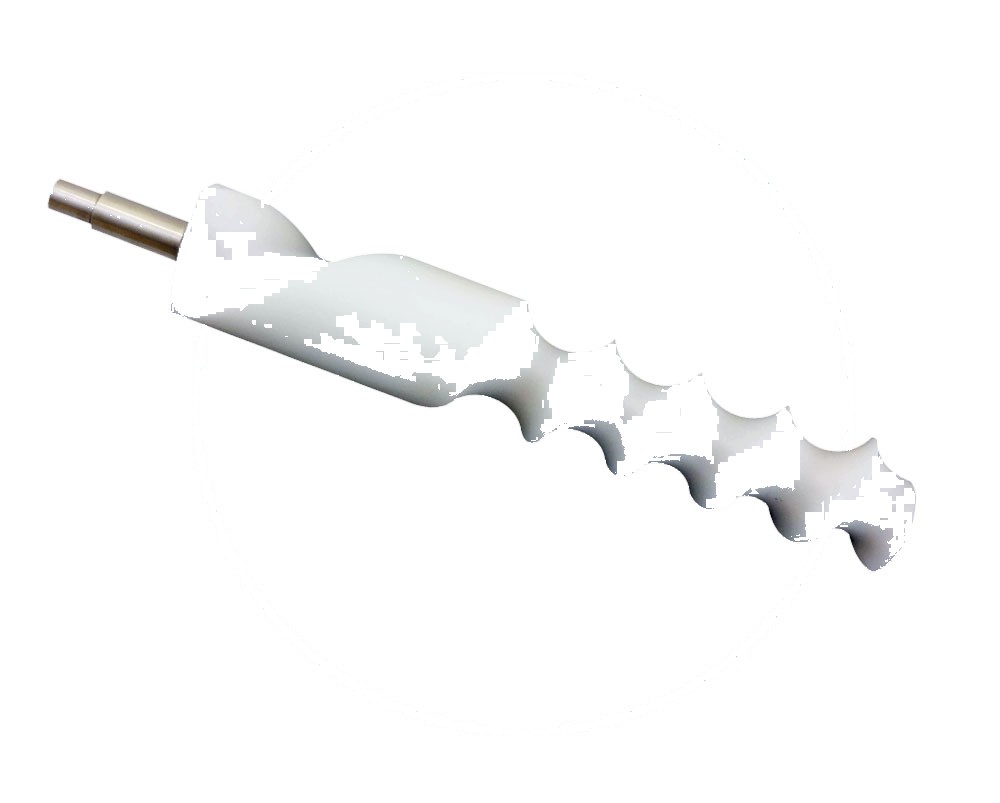 Plastic screw conveyors for ampoule handling