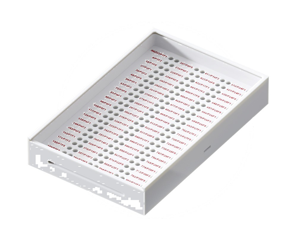 Syringe cartridge rack