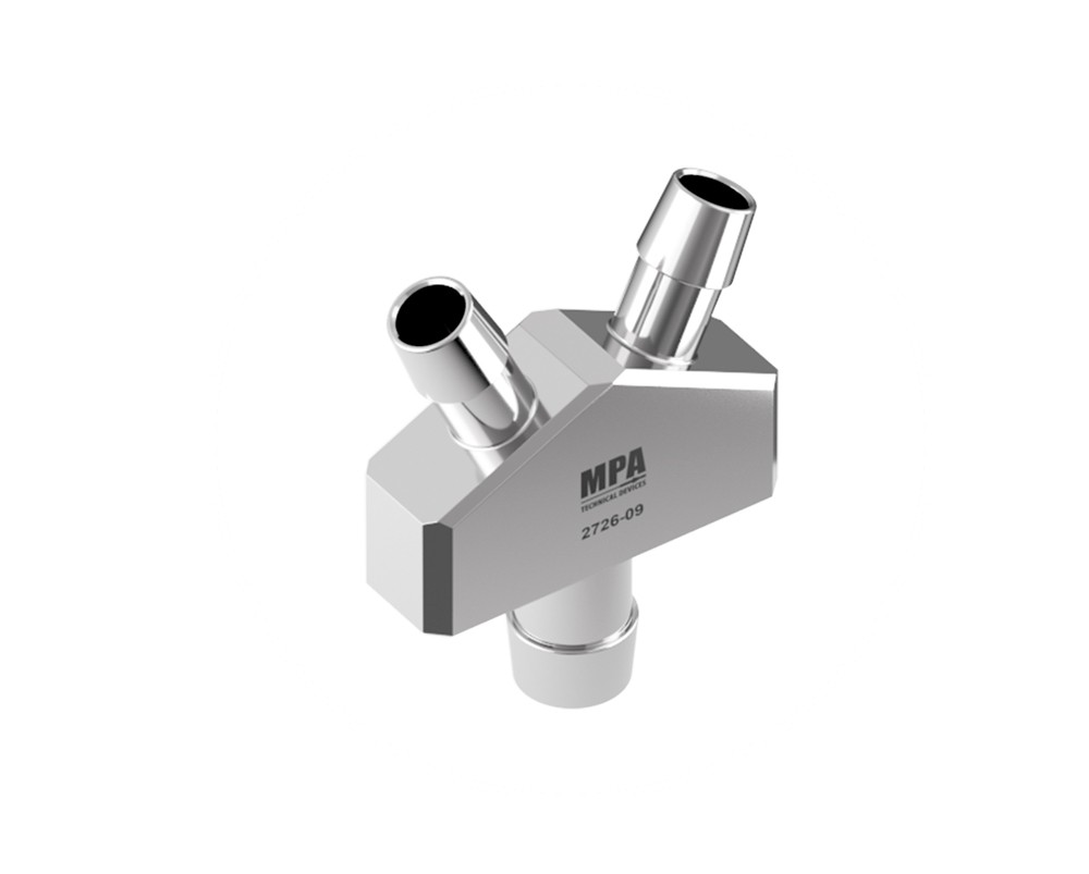 Y sterile manifold connection